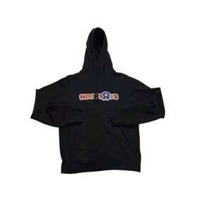 Hoops R Us Hoodie Black Small Basketball Graphic Pullover